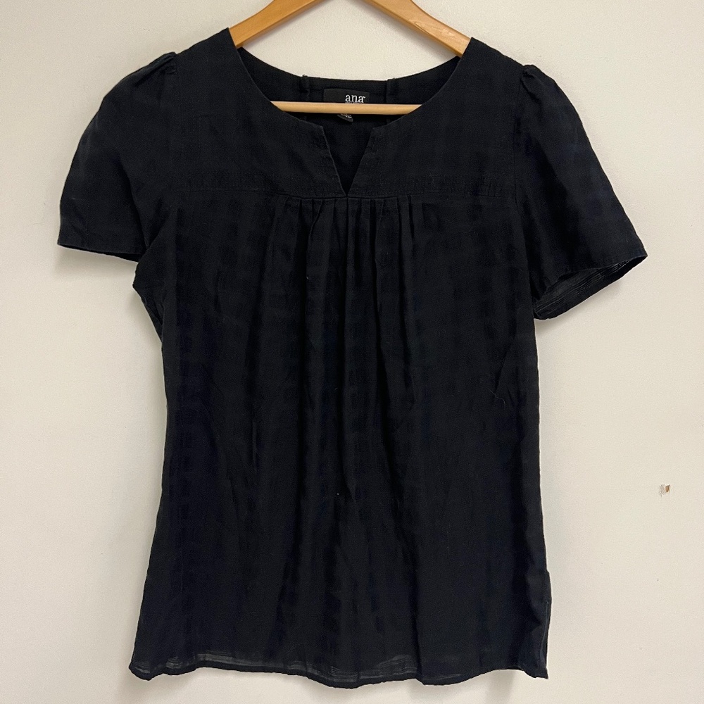 ana womens short sleeve blouse